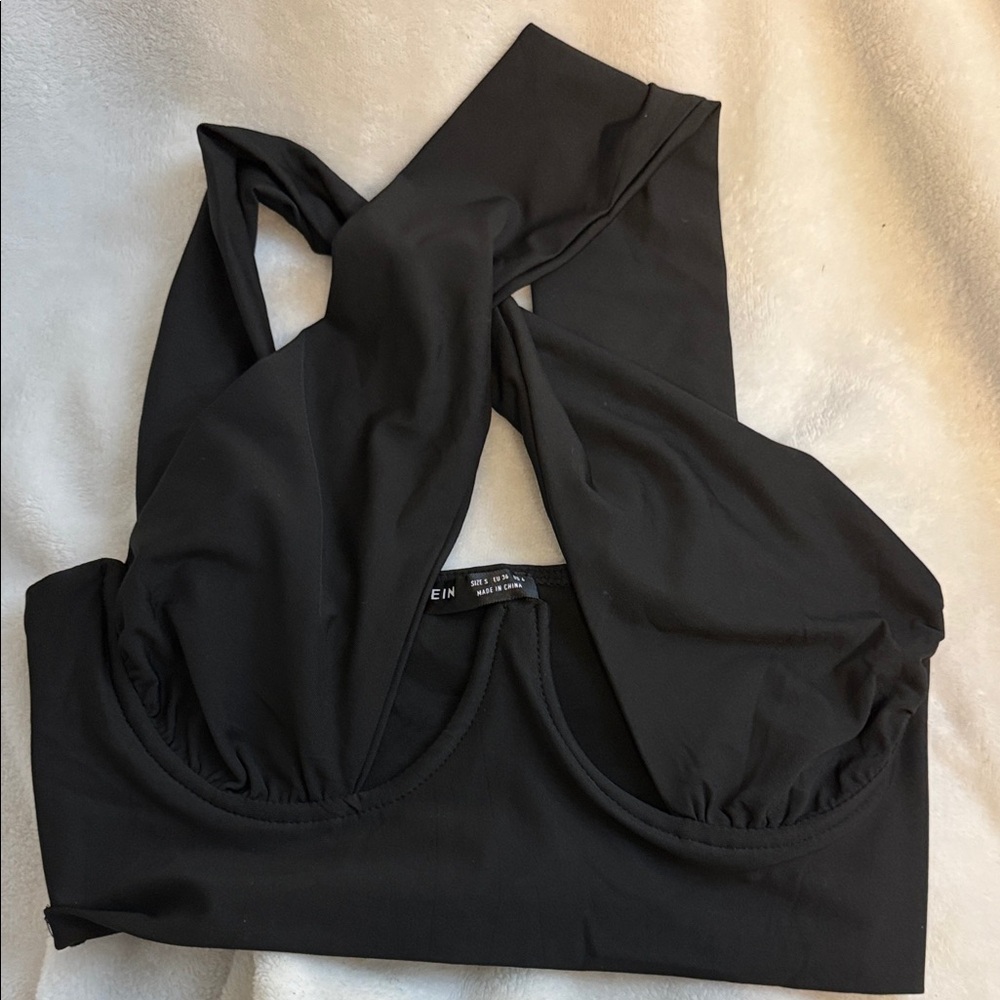 SHEIN Black Women's Intimate Top